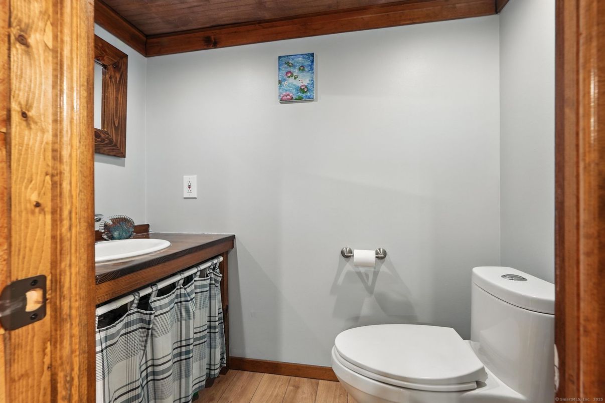 Bathroom, Interior, Wood Texture Flooring
