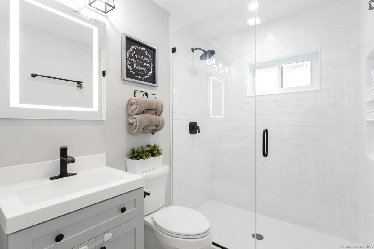 Bathroom, Glass Shower, Interior
