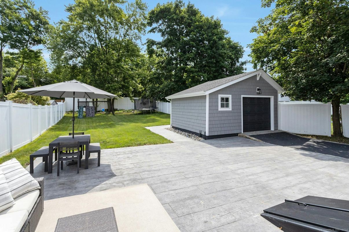 Backyard, Detached Garage, Exterior