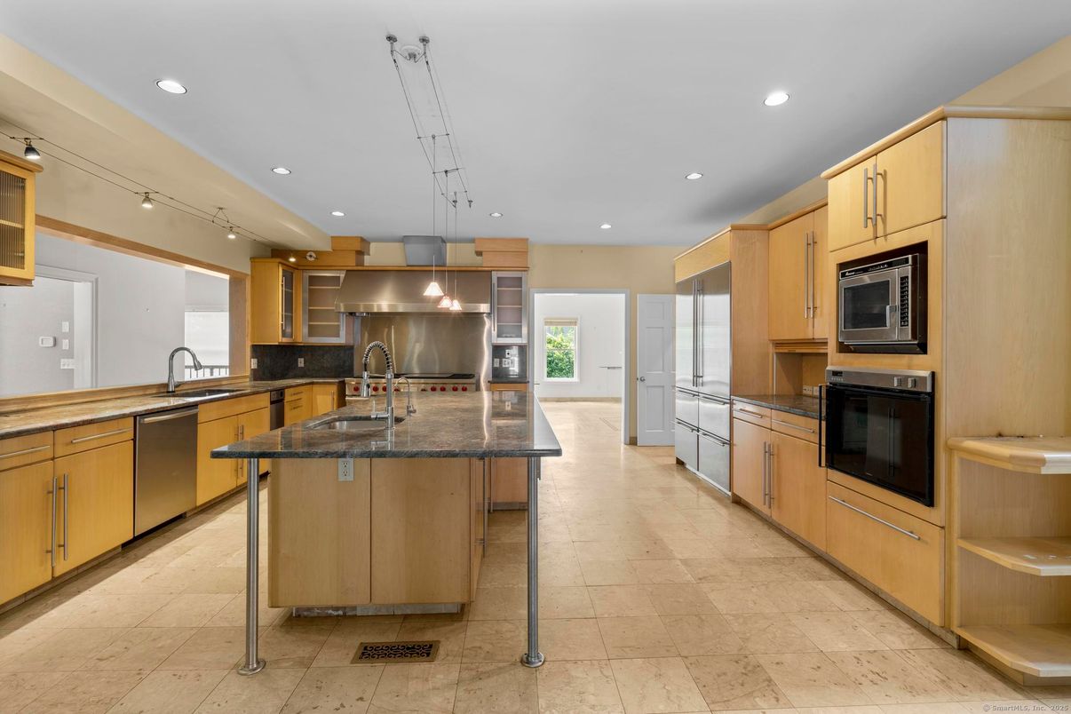 Interior, Kitchen, Recessed Lighting, Stainless Steel Appliances
