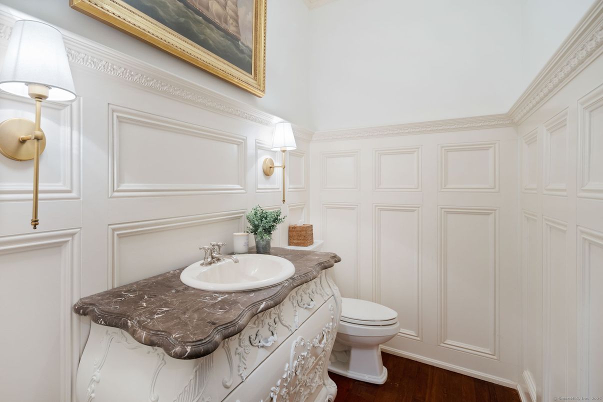 Bathroom, Interior, Wood Texture Flooring