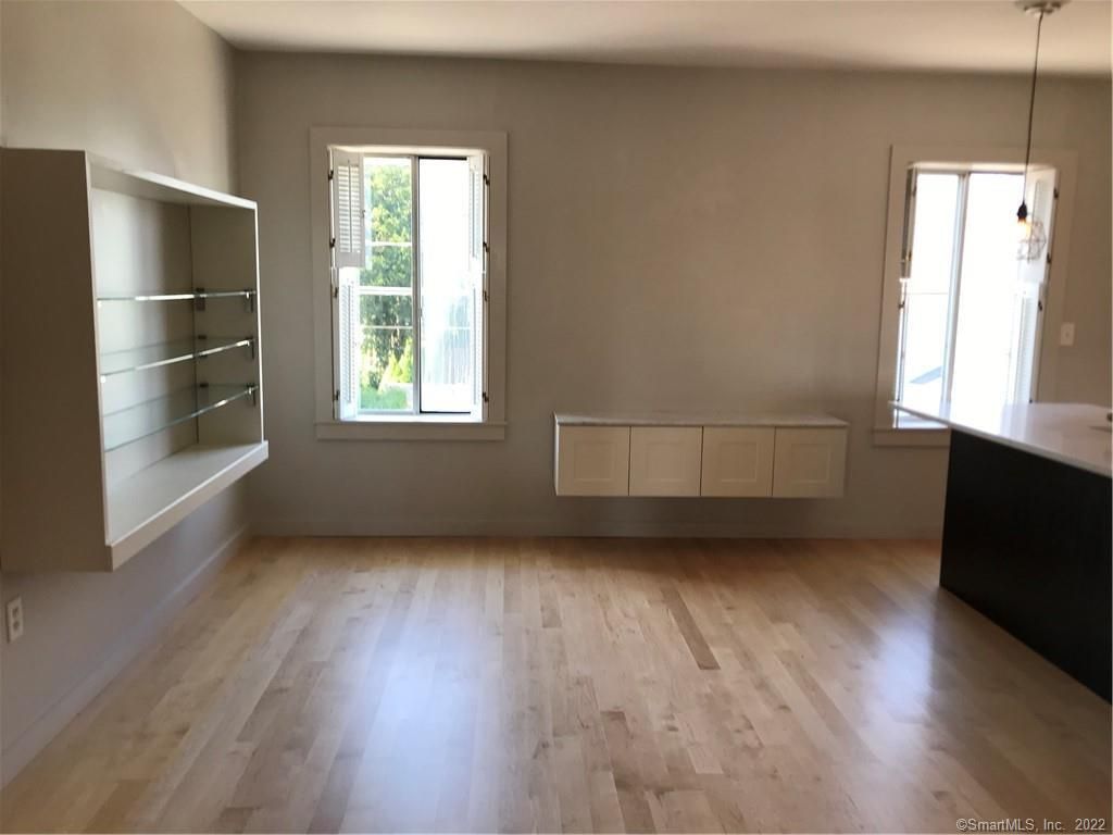 Empty room, Interior, Pendant Lights, Wood Texture Flooring