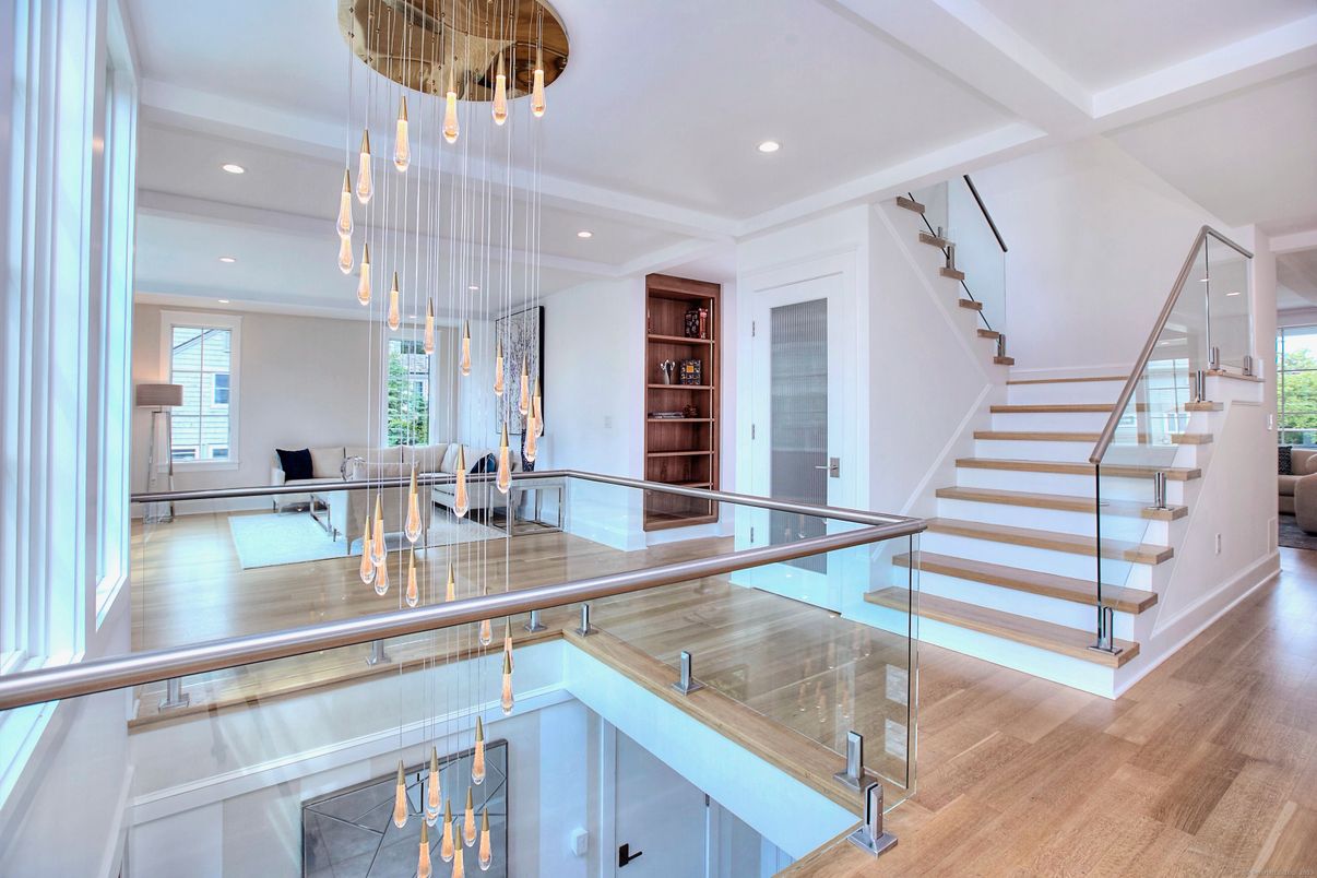 Interior, Pendant Lights, Recessed Lighting, Wood Texture Flooring