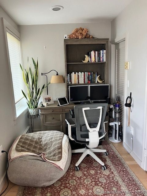 Home Office, Interior, Wood Texture Flooring