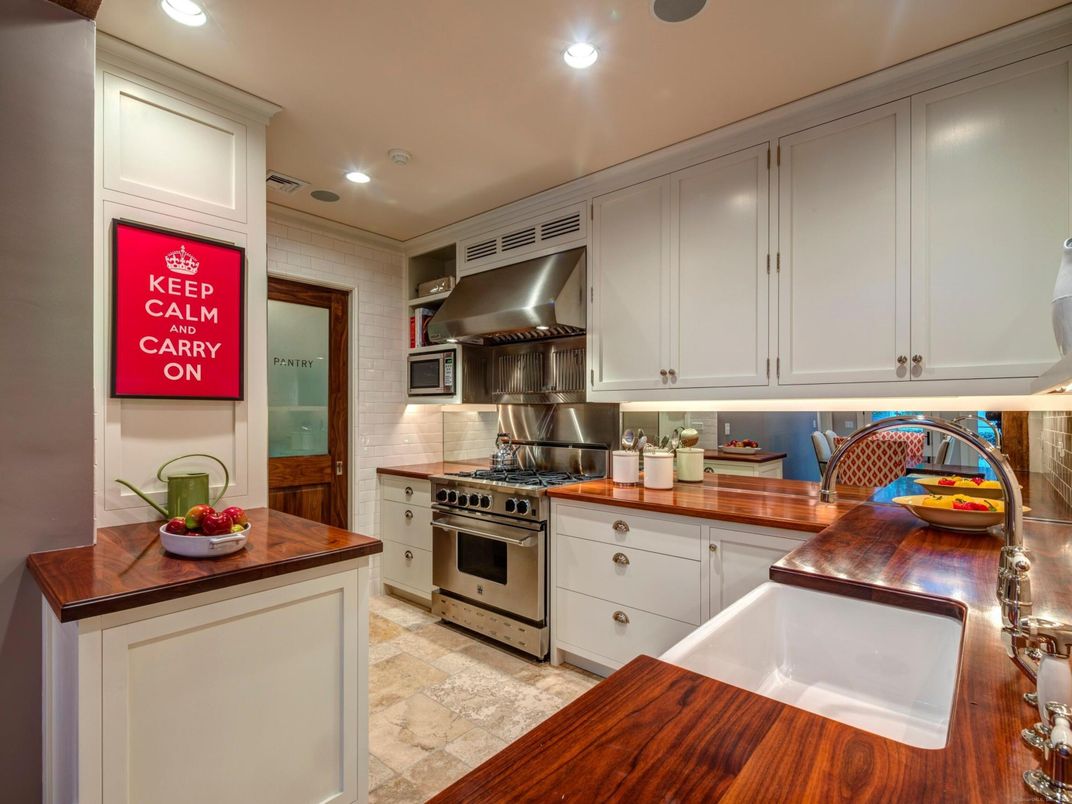Interior, Kitchen, Recessed Lighting, Stainless Steel Appliances