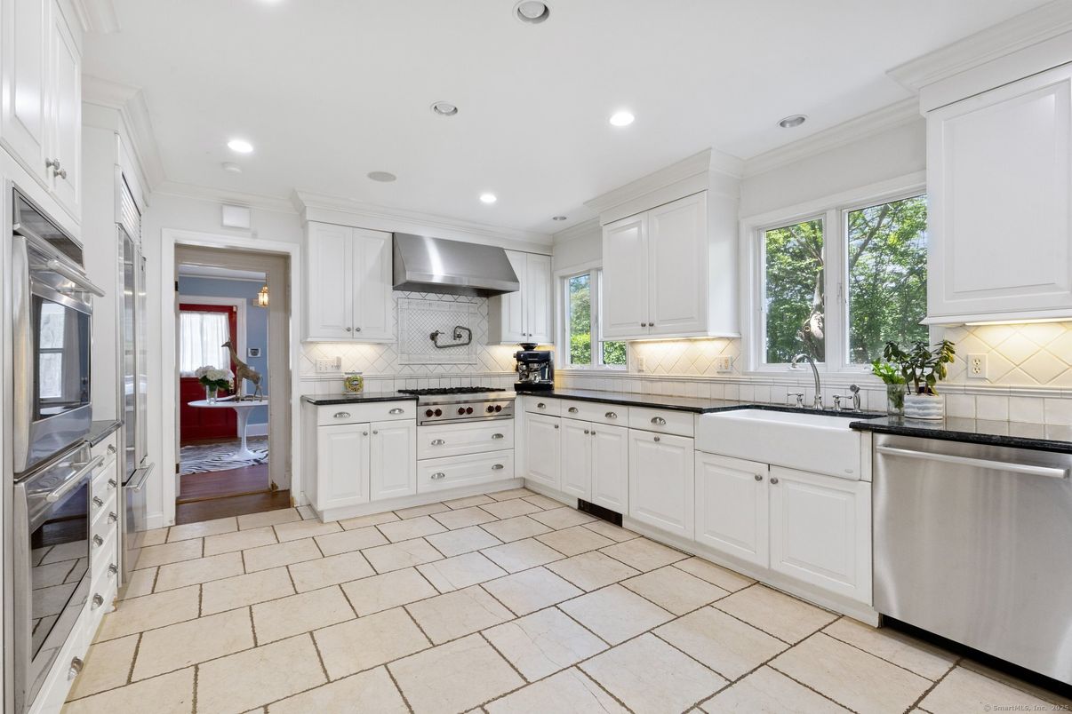Interior, Kitchen, Recessed Lighting, Stainless Steel Appliances