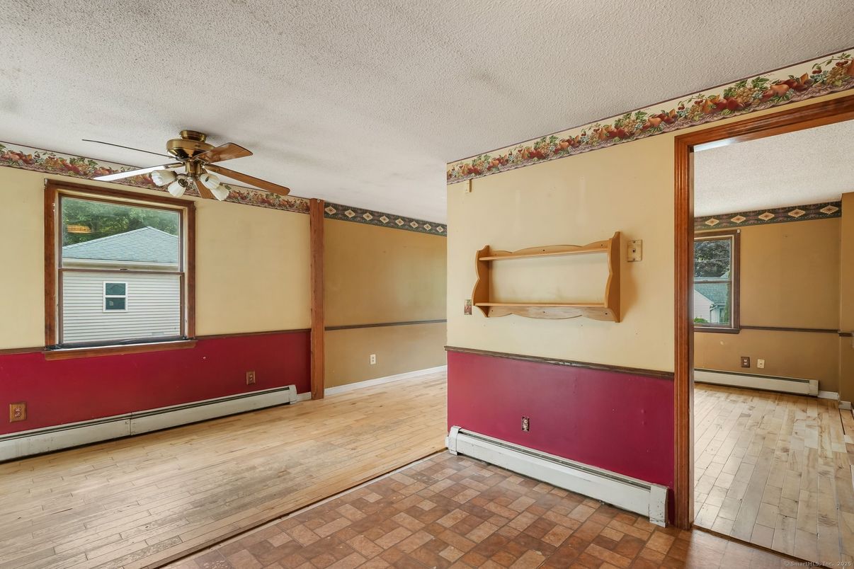 Empty room, Interior, Wood Texture Flooring