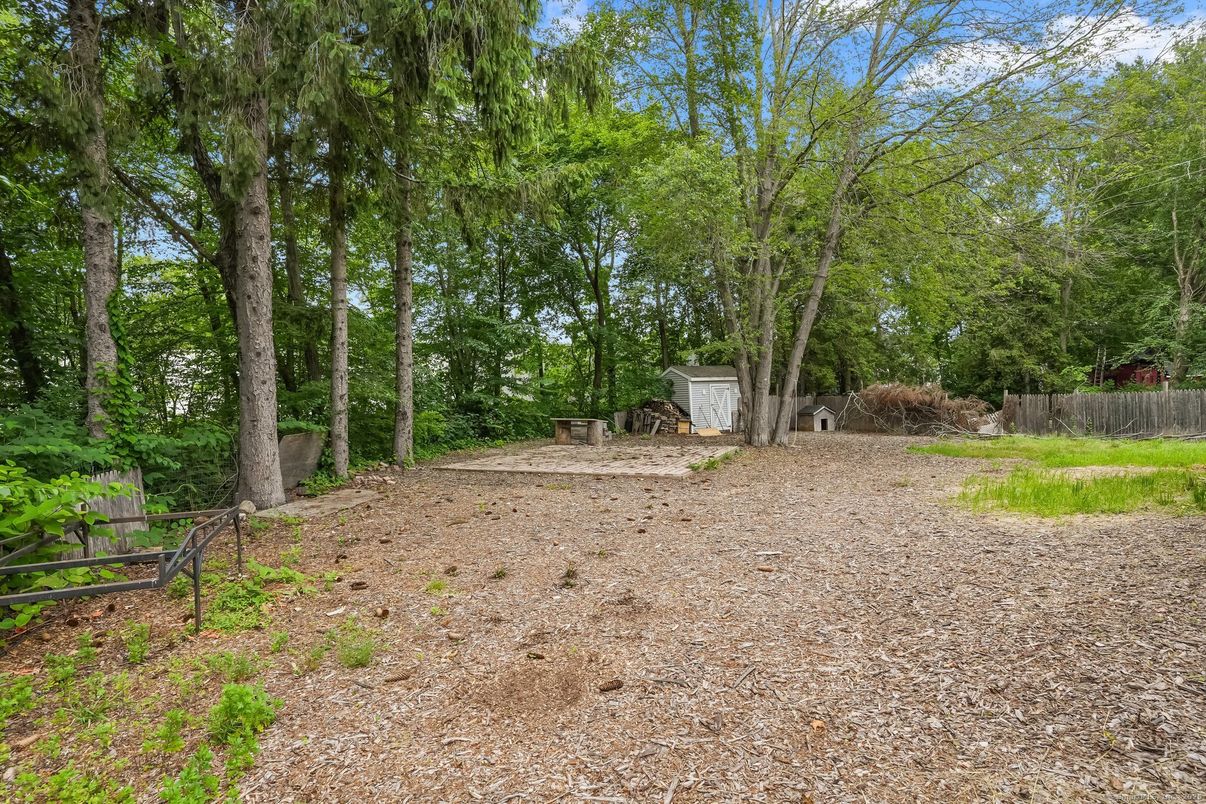 Backyard, Detached Garage, Exterior