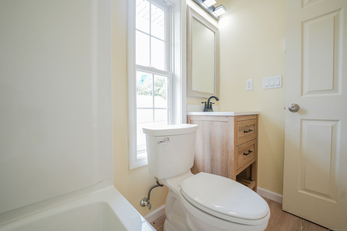 Bathroom, Interior, Wood Texture Flooring