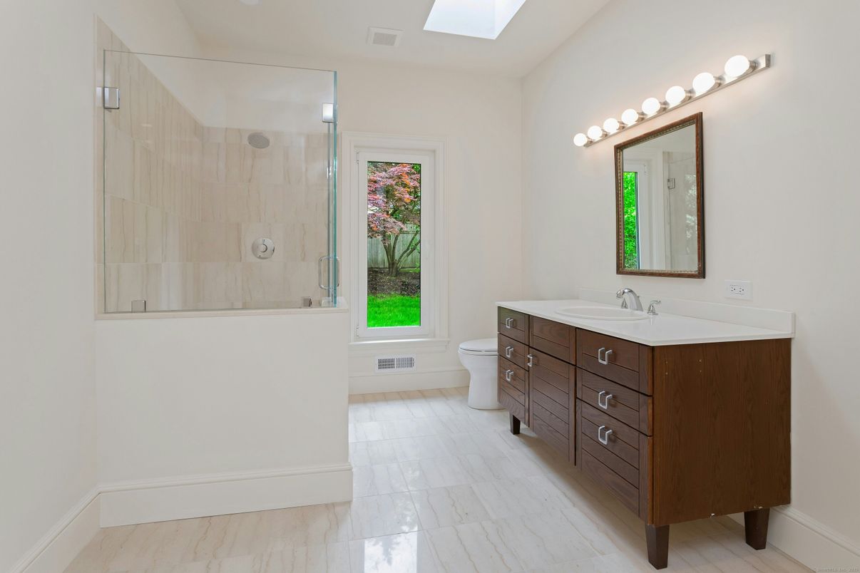 Bathroom, Dual Sink Vanities, Glass Shower, Interior