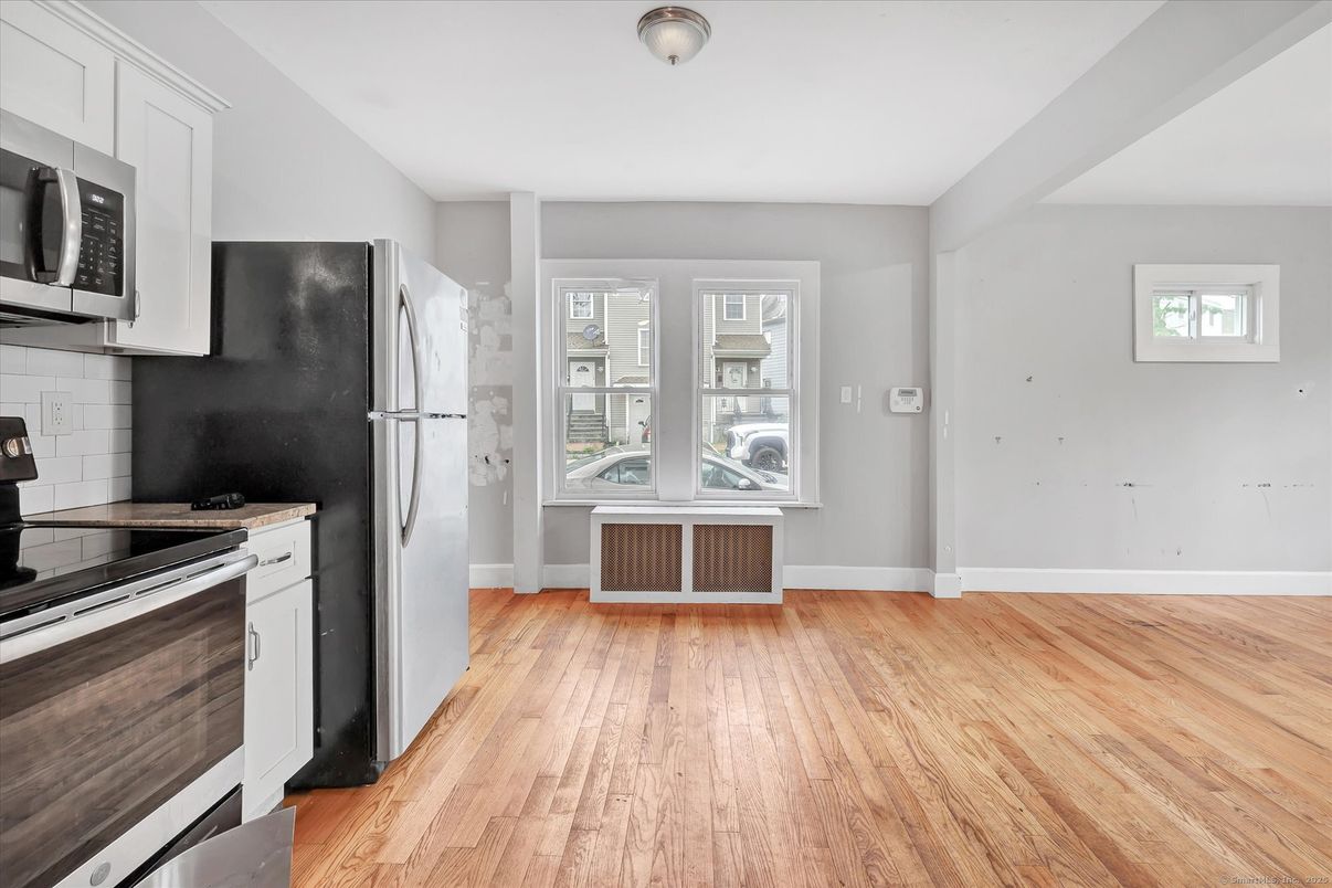 Interior, Kitchen, Wood Texture Flooring