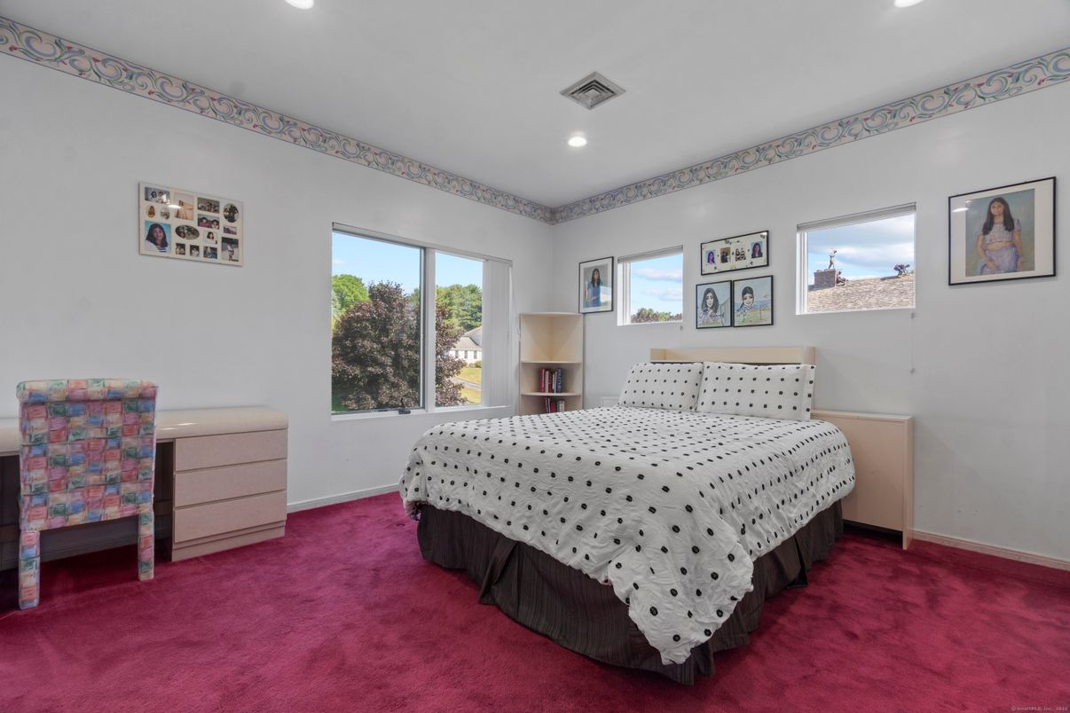 Bedroom, Interior, Recessed Lighting
