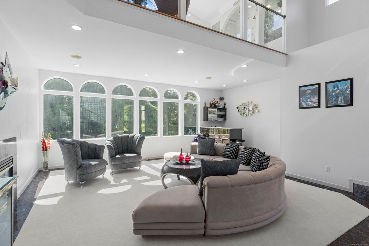 Interior, Living room, Recessed Lighting