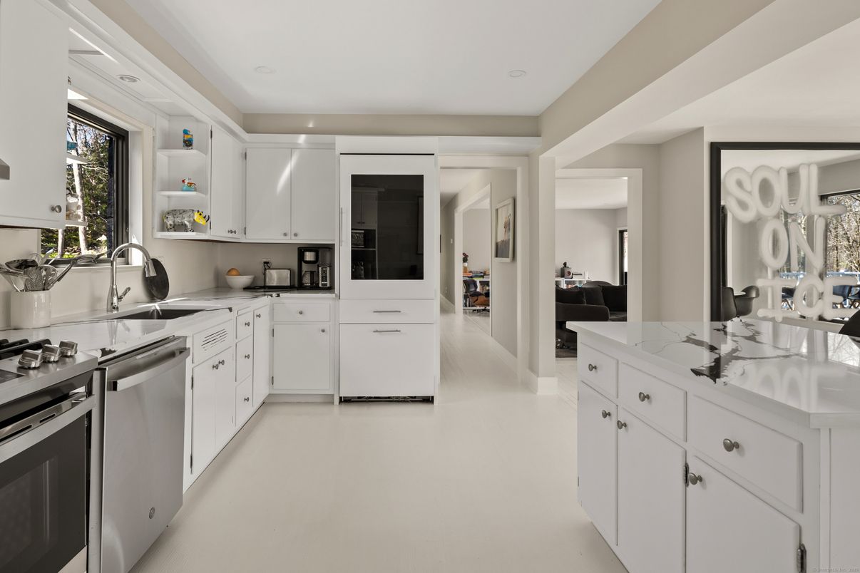 Interior, Kitchen, Recessed Lighting, Stainless Steel Appliances