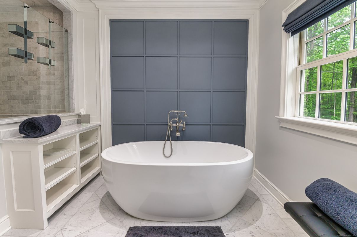 Bathroom, Free Standing Baths, Interior, Marble