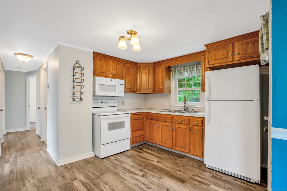 Interior, Kitchen, Wood Texture Flooring