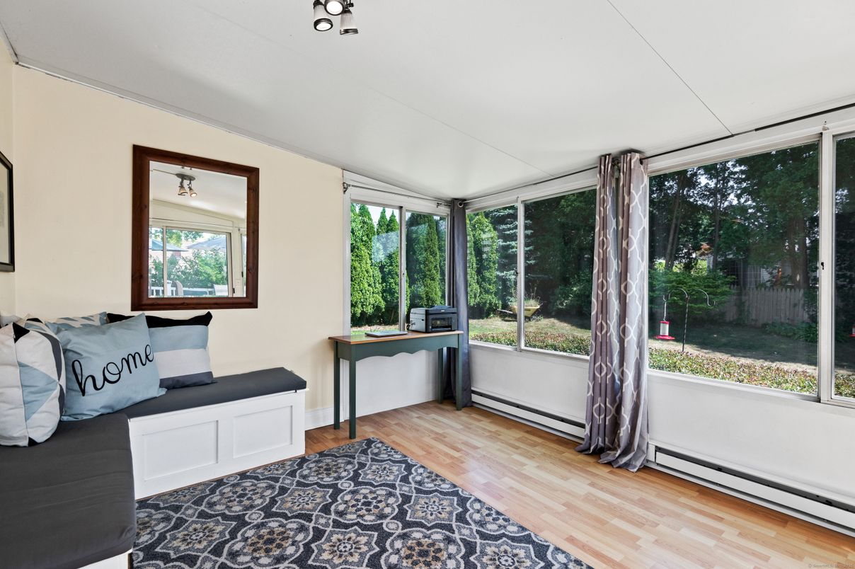 Interior, Sun Room, Wood Texture Flooring