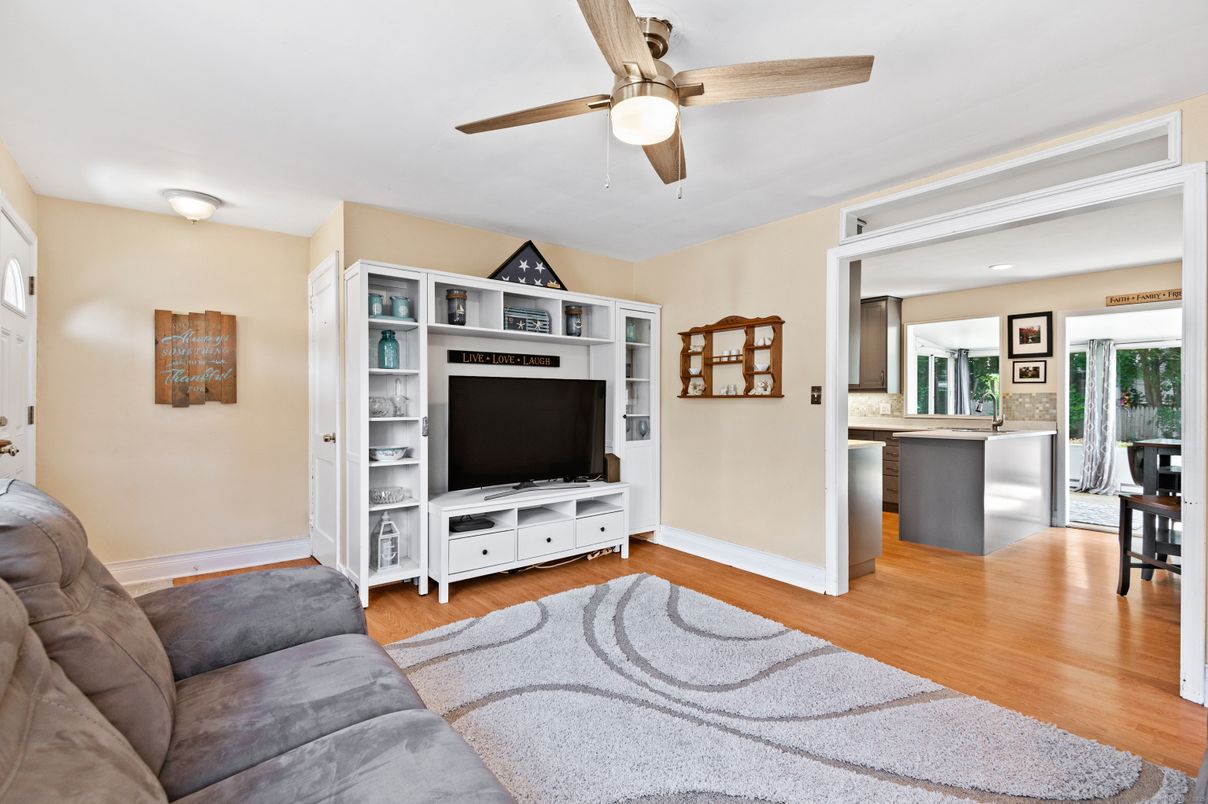 Interior, Kitchen, Living room, Wood Texture Flooring