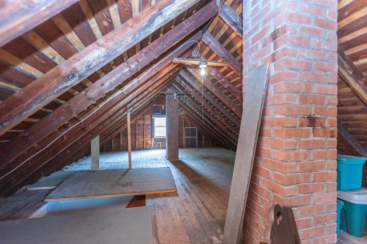 Empty room, Interior, Stone Walls, Wooden Beams, Wooden Ceilings, Wood Texture Flooring