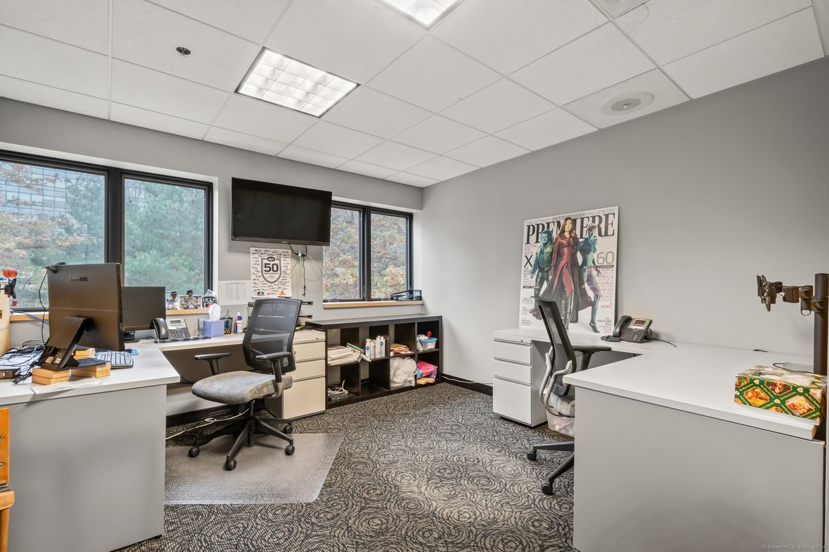 Home Office, Interior, Recessed Lighting