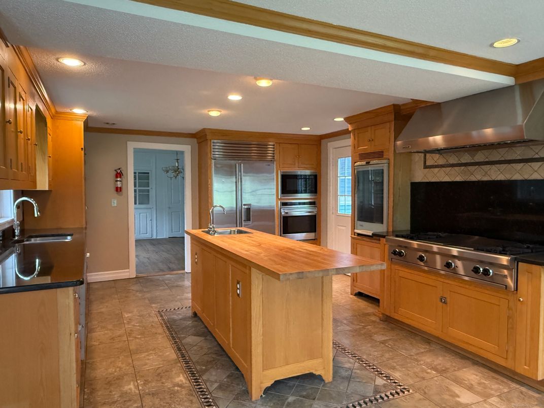 Interior, Kitchen, Recessed Lighting, Stainless Steel Appliances