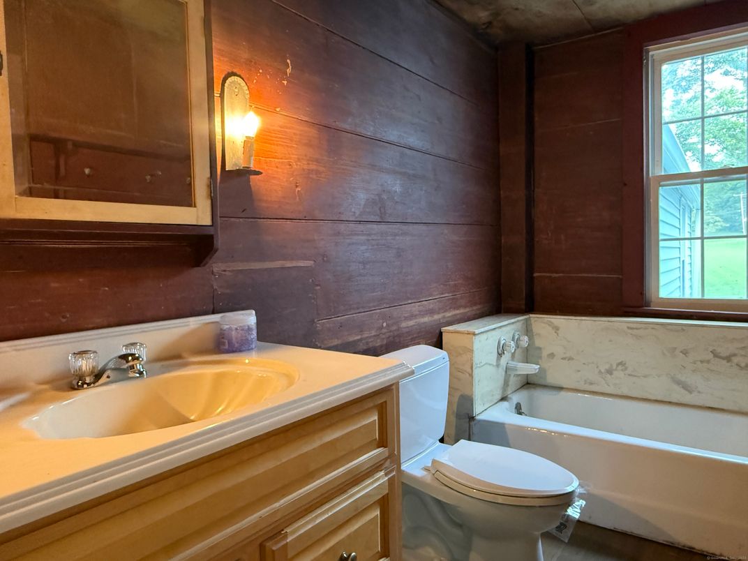 Bathroom, Interior, Wooden Walls