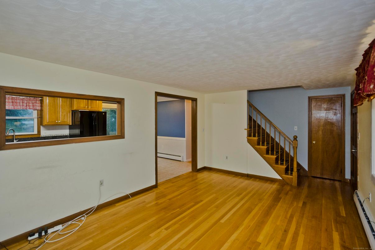 Empty room, Interior, Kitchen, Wood Texture Flooring