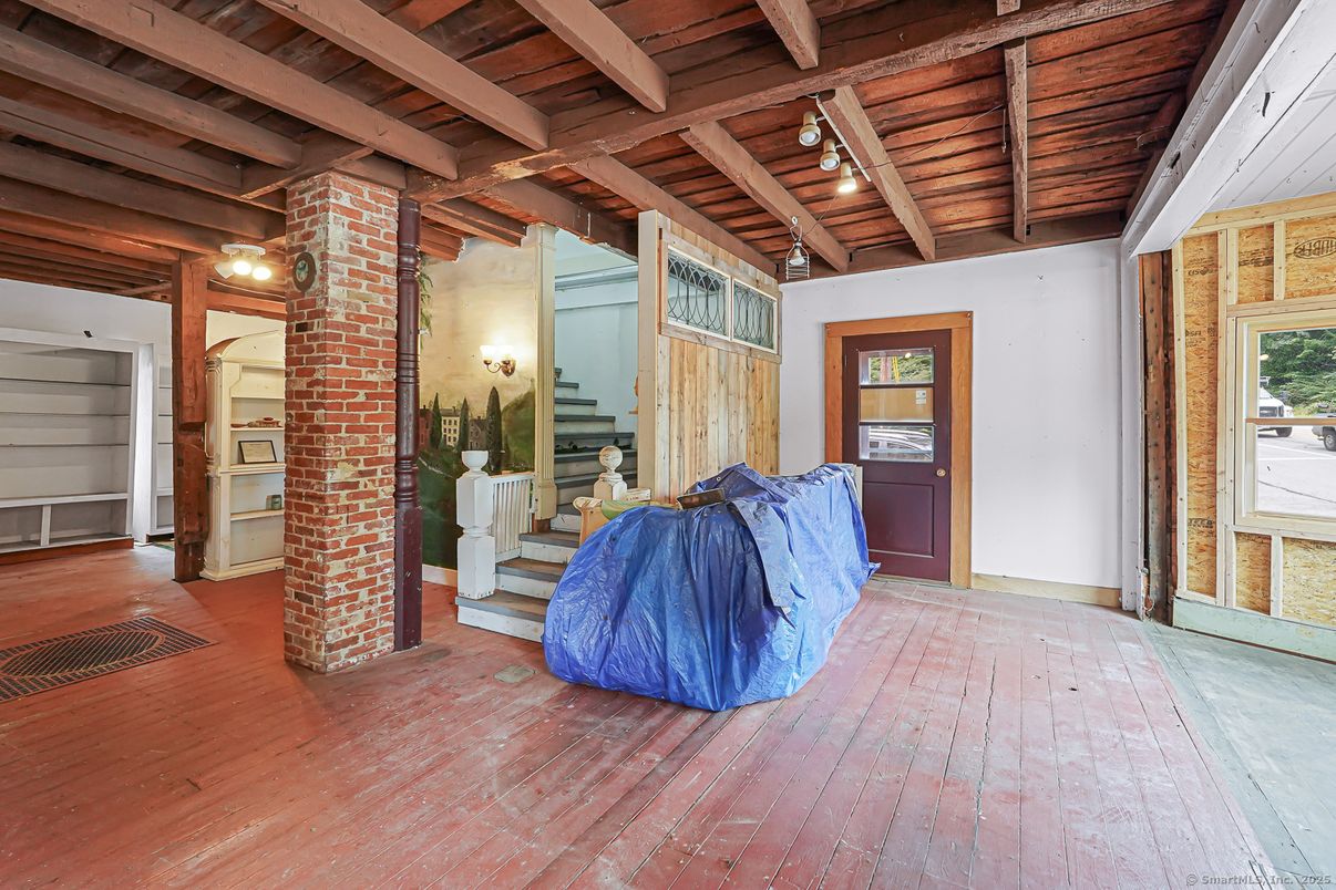 Interior, Stone Walls, Wooden Beams, Wooden Ceilings, Wood Texture Flooring