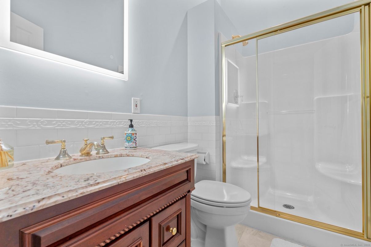 Bathroom, Glass Shower, Interior