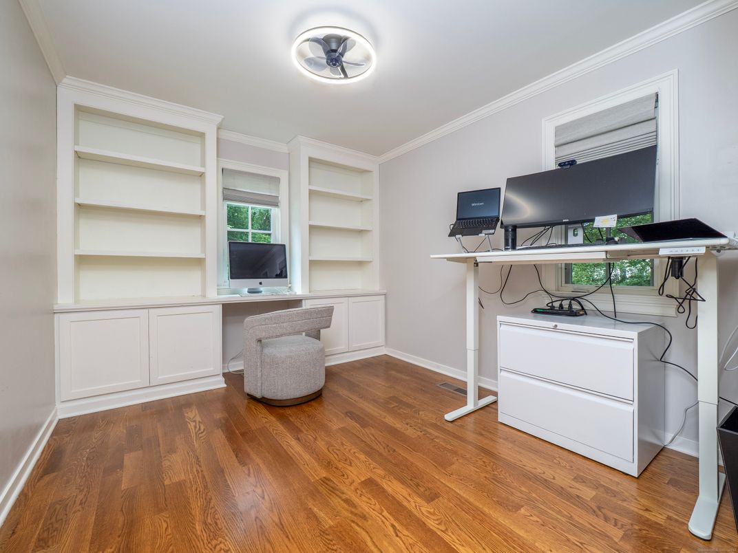 Home Office, Interior, Wood Texture Flooring