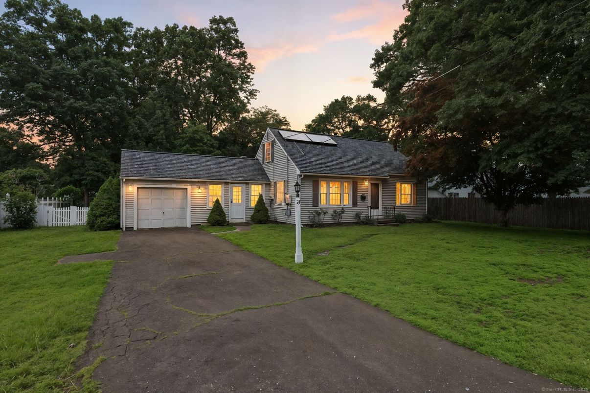 Attached, Backyard, Exterior, Facade, Solar Panels, Cape Cod