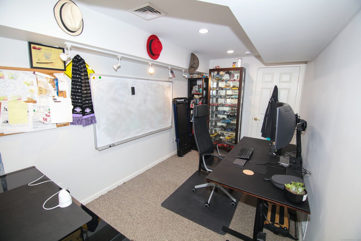 Home Office, Interior, Recessed Lighting