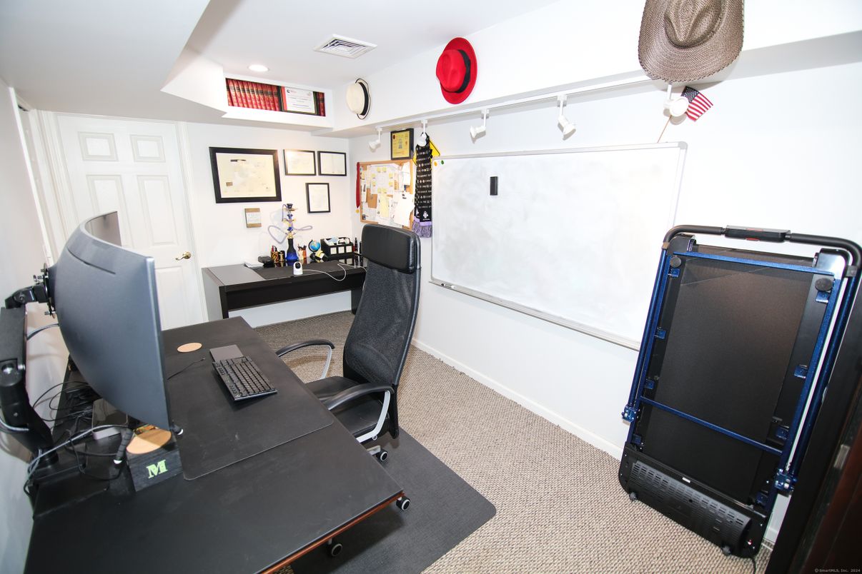 Home Office, Interior, Recessed Lighting
