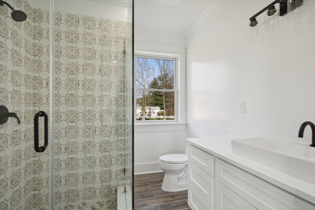 Bathroom, Interior, Wood Texture Flooring