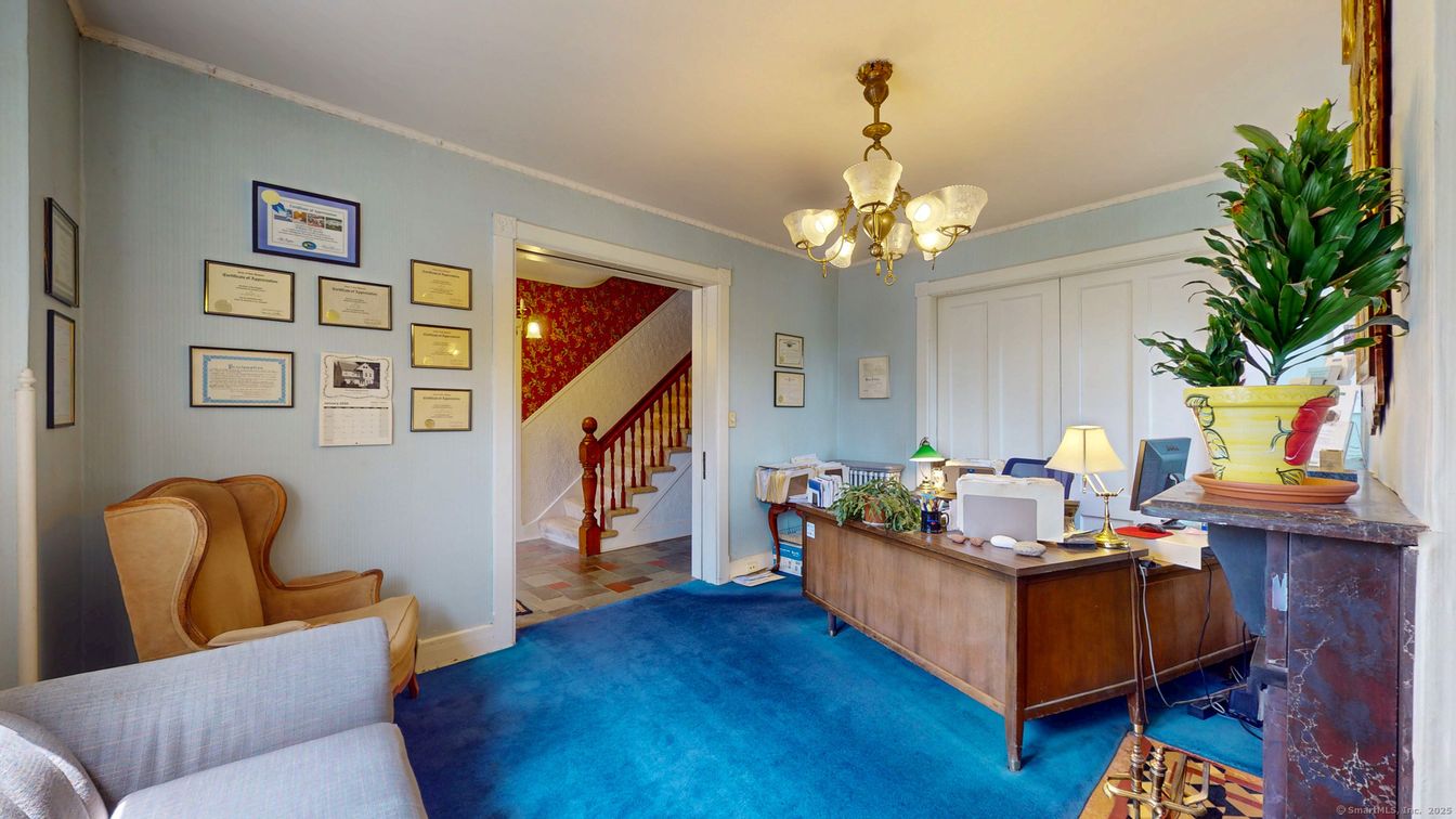 Chandelier, Home Office, Interior