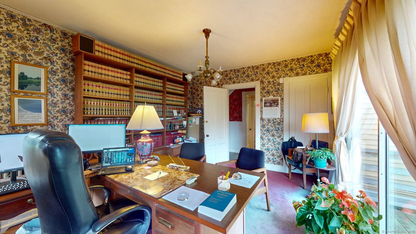 Chandelier, Home Office, Interior