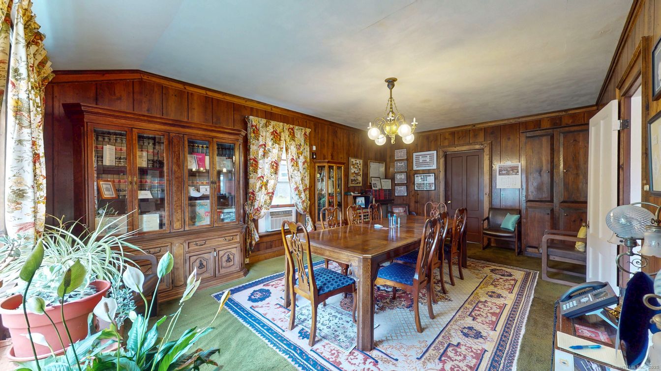 Chandelier, Dining room, Interior, Wooden Walls