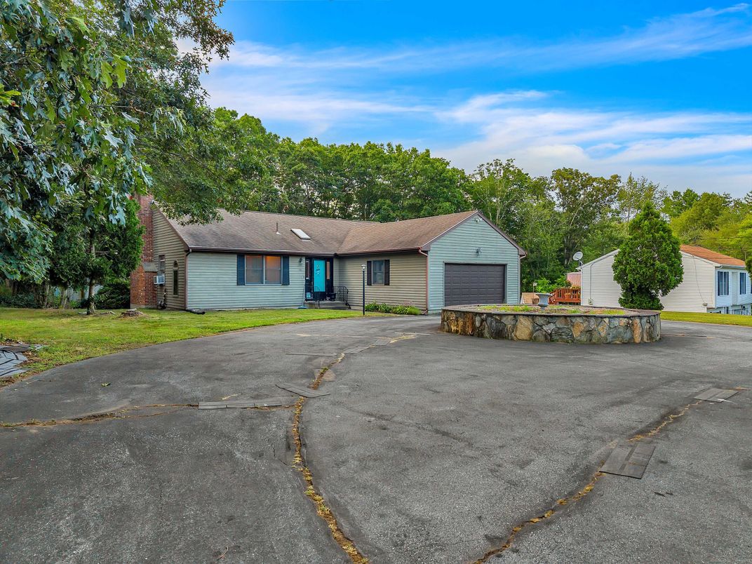 Attached, Backyard, Exterior, Facade, Cape Cod