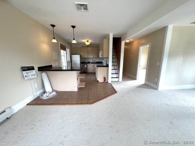 Interior, Kitchen, Pendant Lights, Stainless Steel Appliances