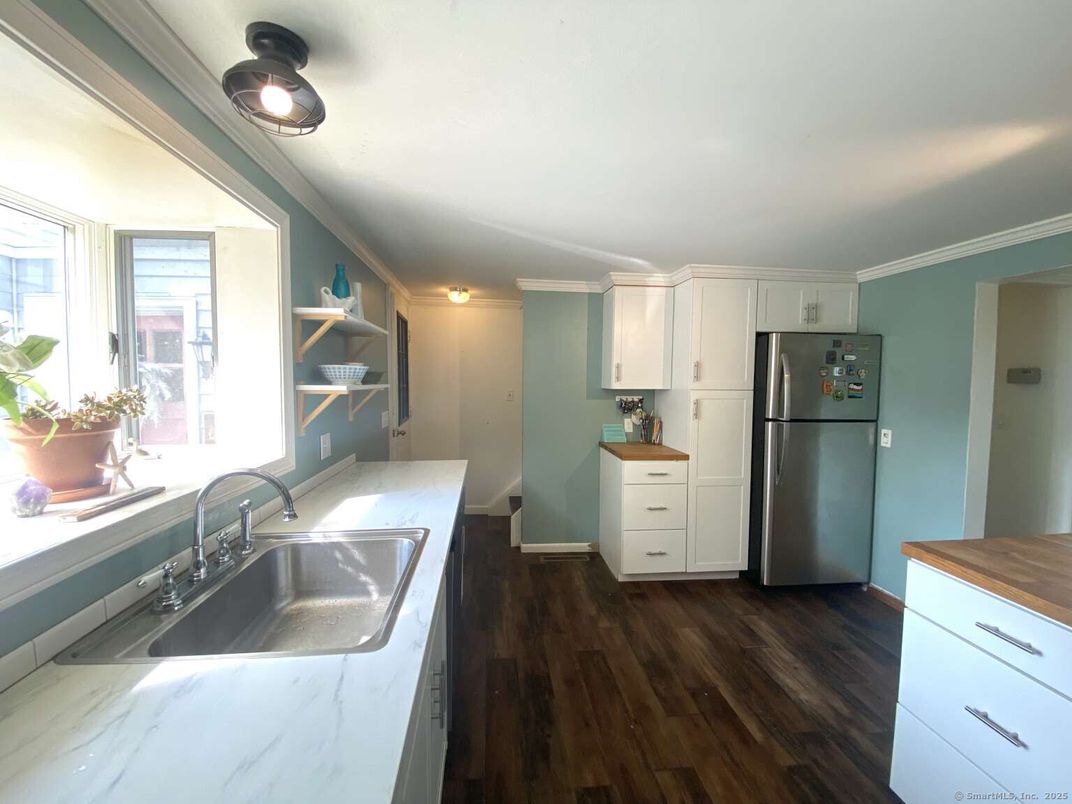 Interior, Kitchen, Wood Texture Flooring
