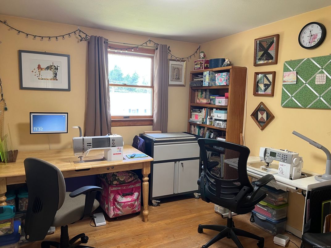 Home Office, Interior, Wood Texture Flooring