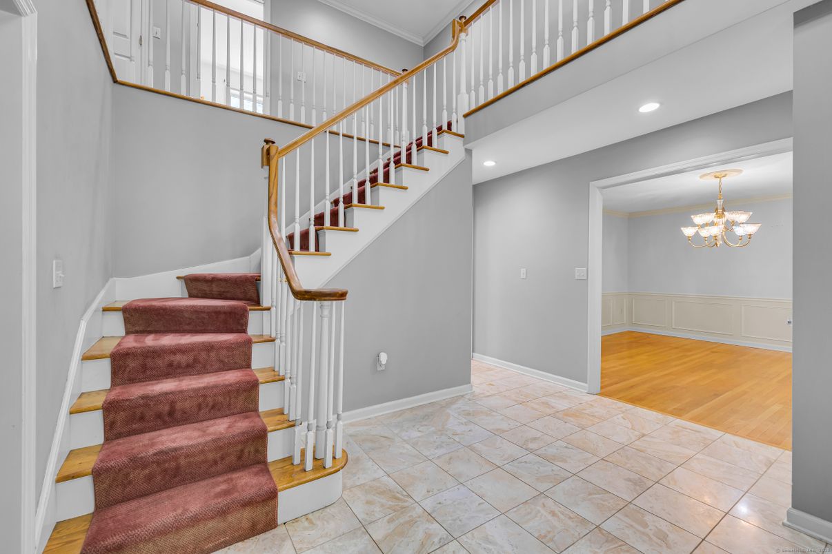 Chandelier, Interior, Recessed Lighting, Wood Texture Flooring