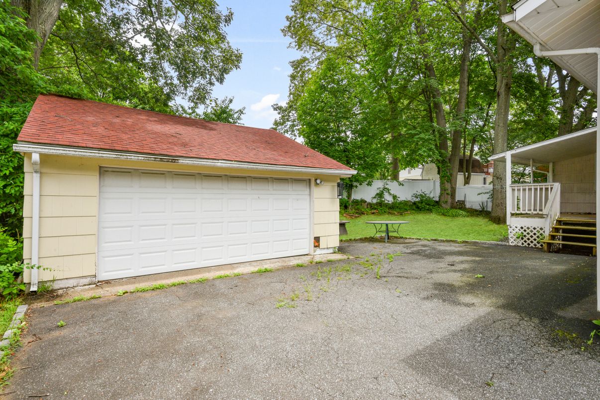 Backyard, Detached Garage, Exterior