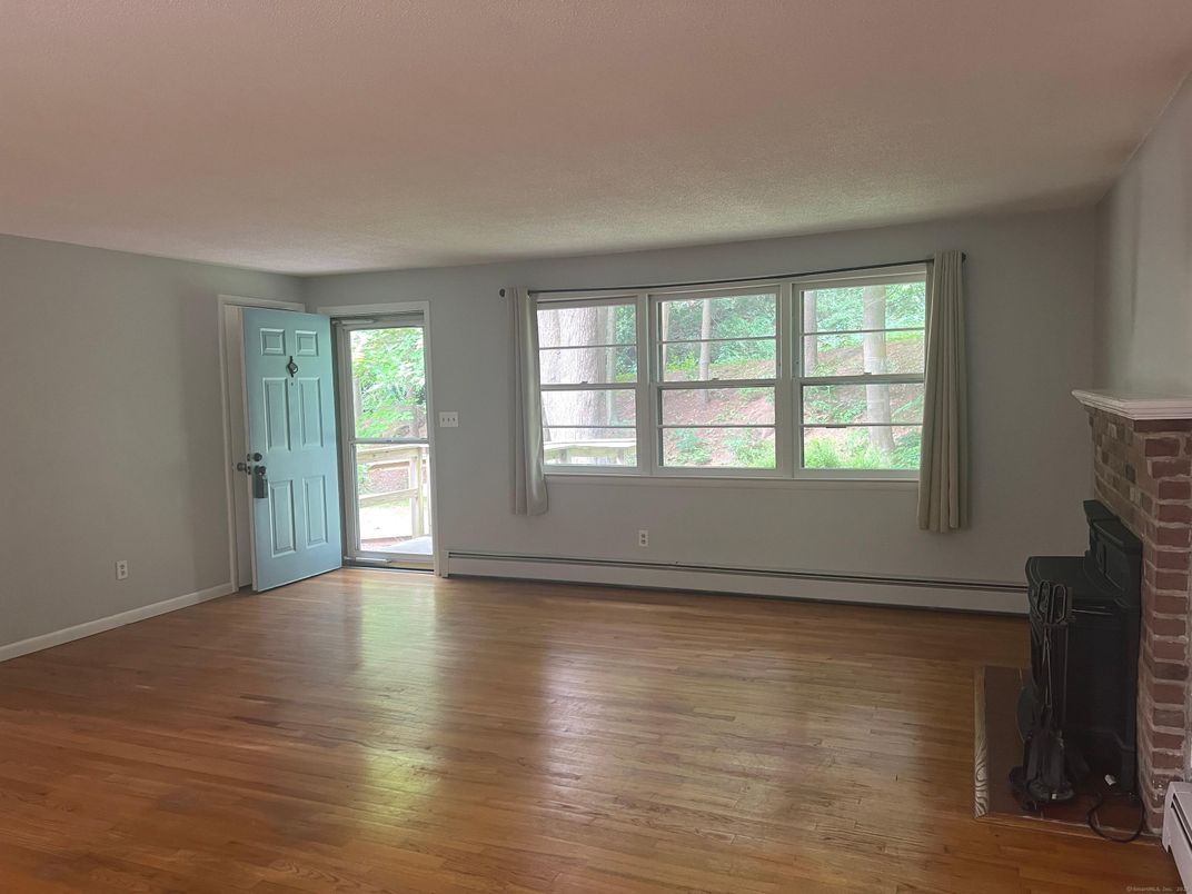 Empty room, Fireplace, Interior, Wood Texture Flooring