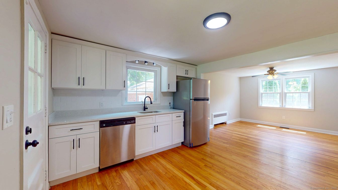 Interior, Kitchen, Wood Texture Flooring