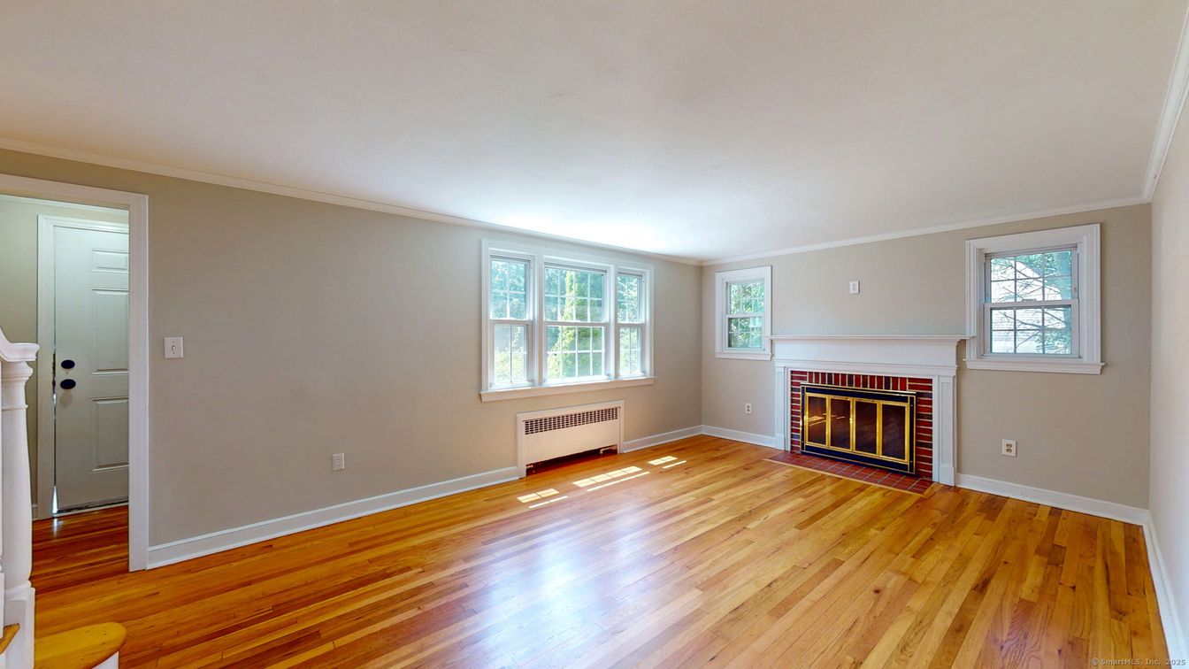 Empty room, Fireplace, Interior, Wood Texture Flooring