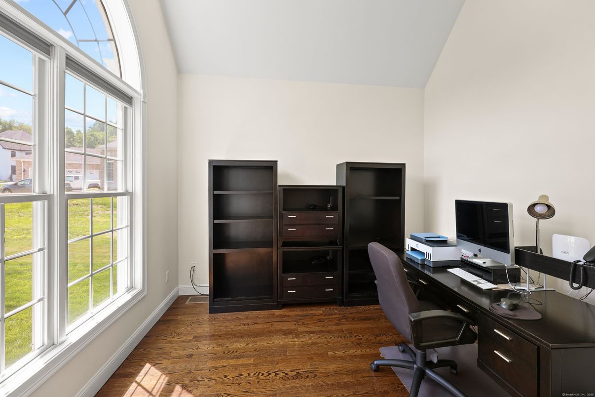 Home Office, Interior, Wood Texture Flooring