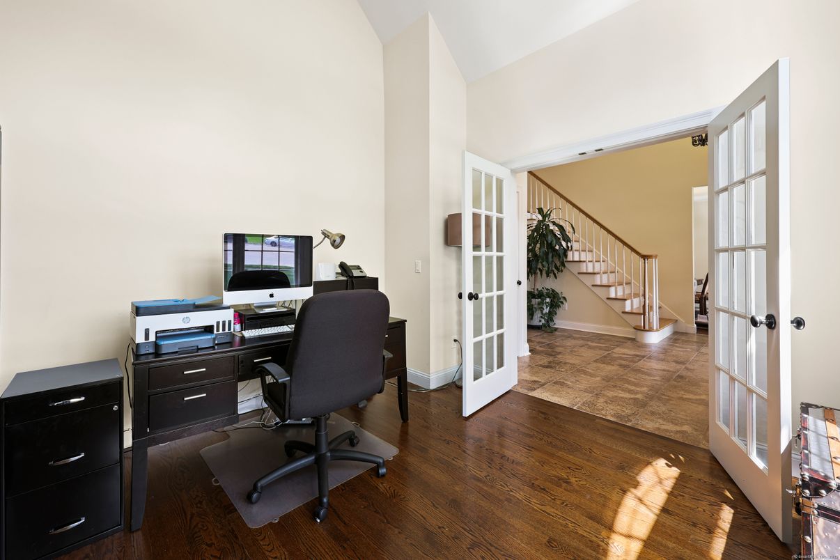 Home Office, Interior, Wood Texture Flooring