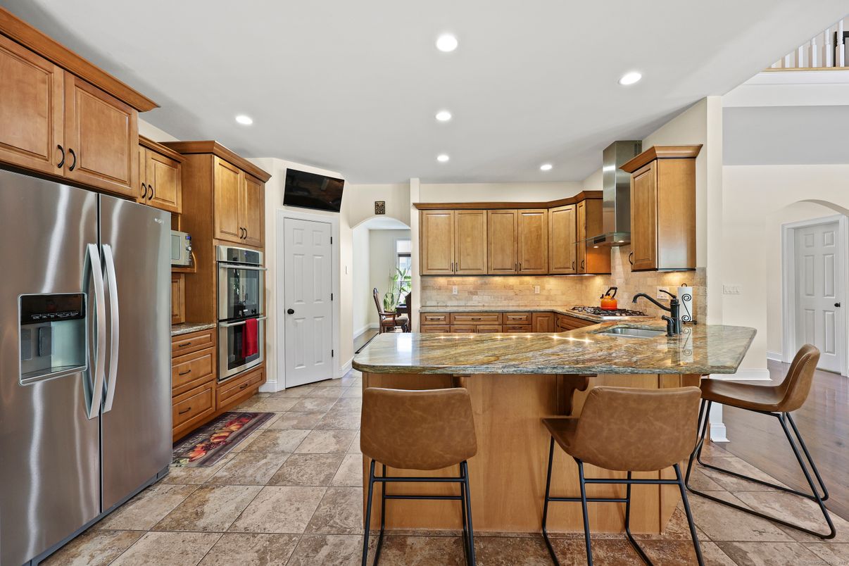 Interior, Kitchen, Recessed Lighting, Stainless Steel Appliances