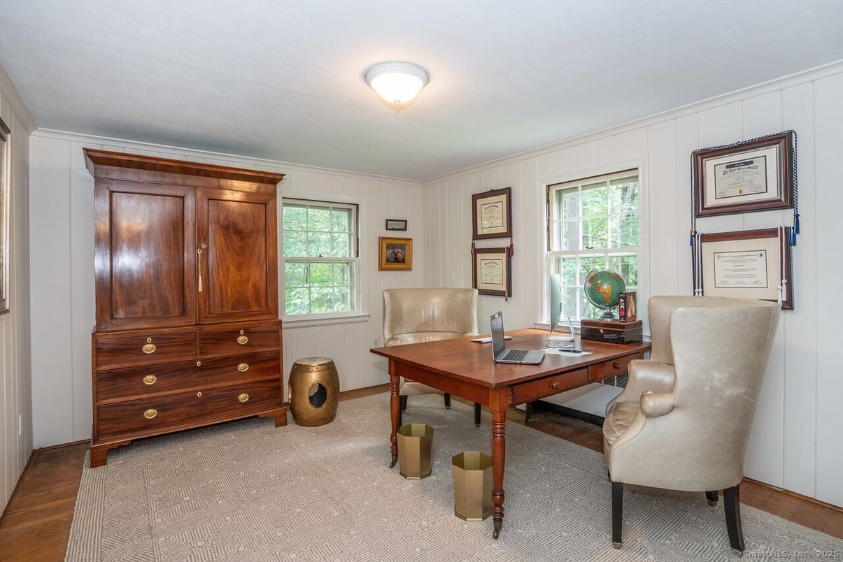 Home Office, Interior, Wood Texture Flooring